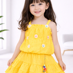 Sunshine Daisy Twirl Dress