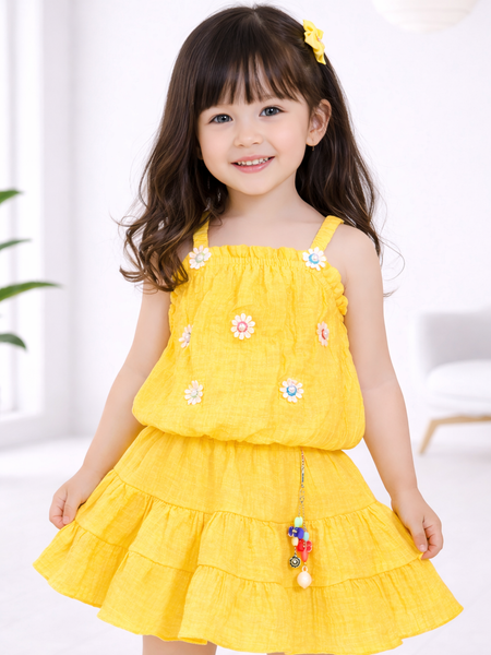 Sunshine Daisy Twirl Dress