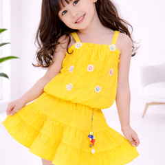 Sunshine Daisy Twirl Dress