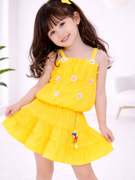 Sunshine Daisy Twirl Dress