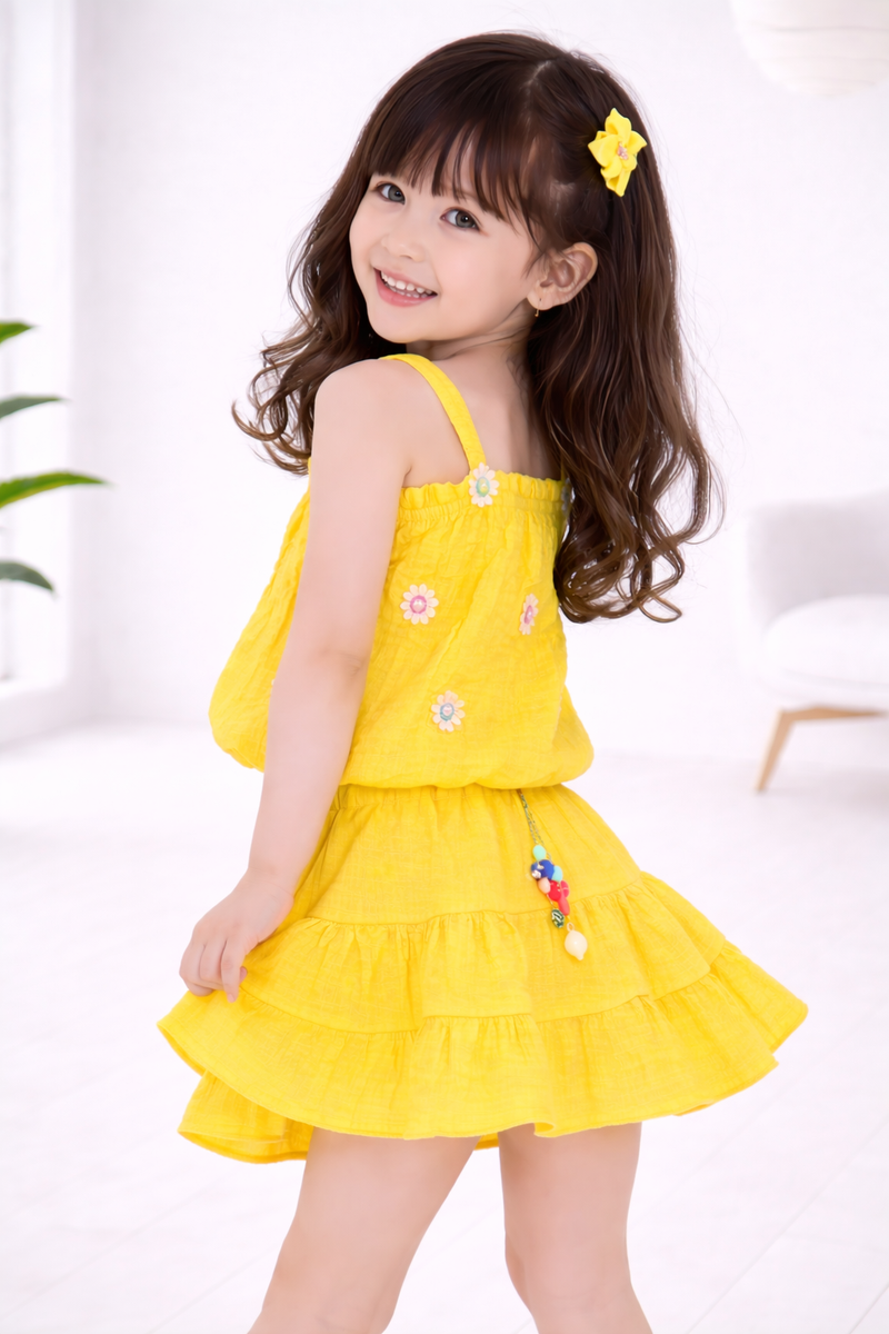 Sunshine Daisy Twirl Dress