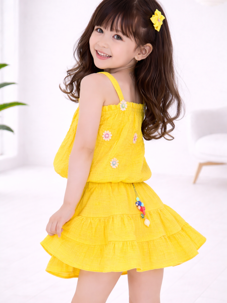 Sunshine Daisy Twirl Dress