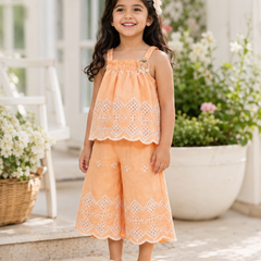 Peach Aura Co-ord Set