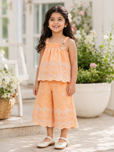Peach Aura Co-ord Set