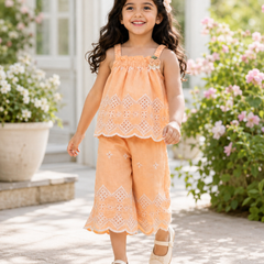 Peach Aura Co-ord Set