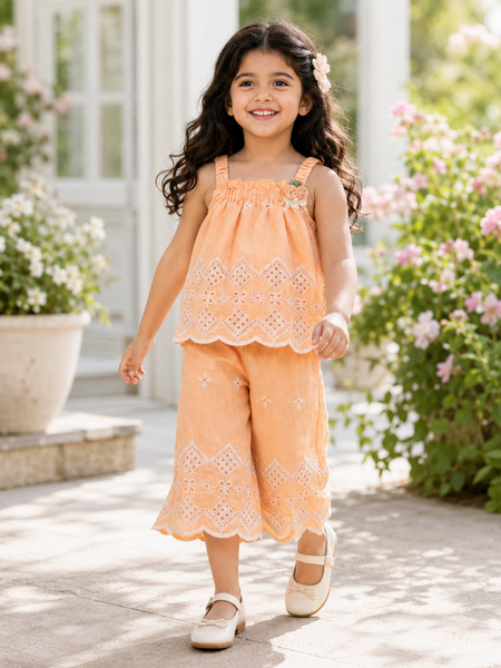 Peach Aura Co-ord Set