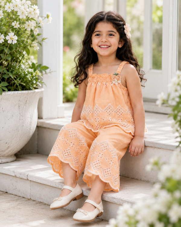 Peach Aura Co-ord Set