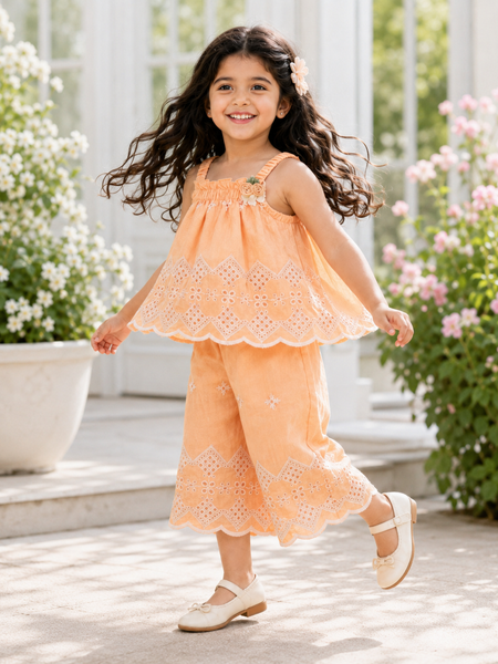 Peach Aura Co-ord Set