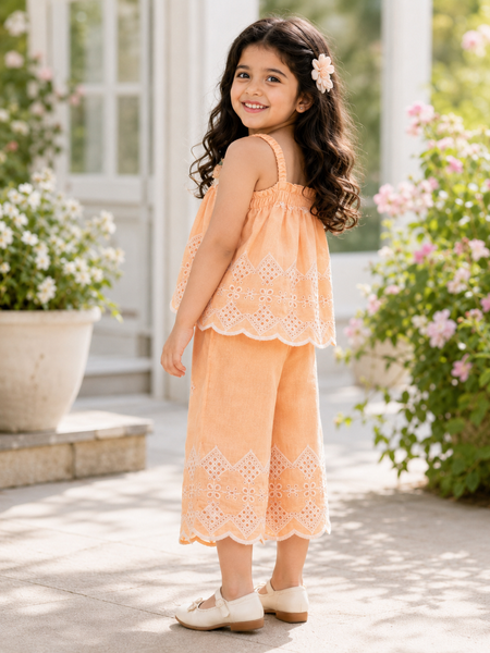 Peach Aura Co-ord Set